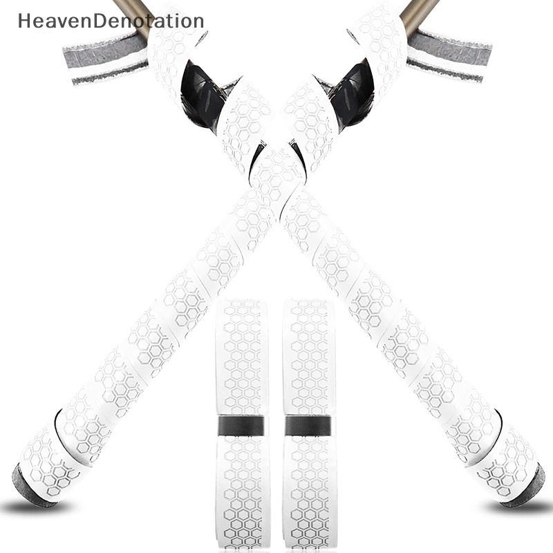 [HeavenDenotation] 2pcs Kaset Pembungkus Golf Anti-Selip Grip Tape Strips PU Leather Golf Grip Strap HDV