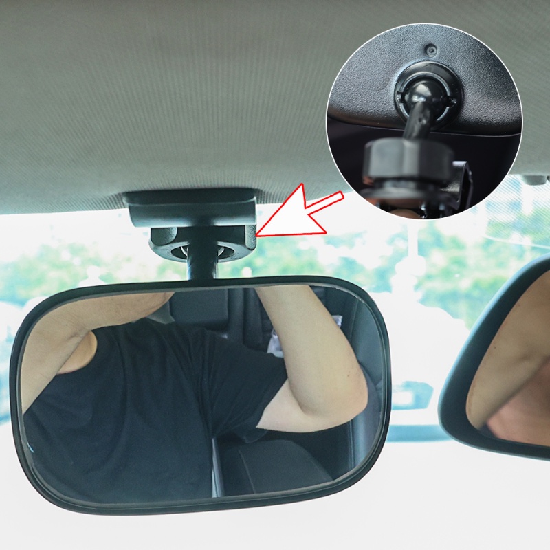 Kursi Belakang Mobil Bayi Anak Kaca Spion Dengan Klip Dapat Disesuaikan 360derajat Rotatable Observation Blind Spot Mirror Safety Monitor Auto Accessories