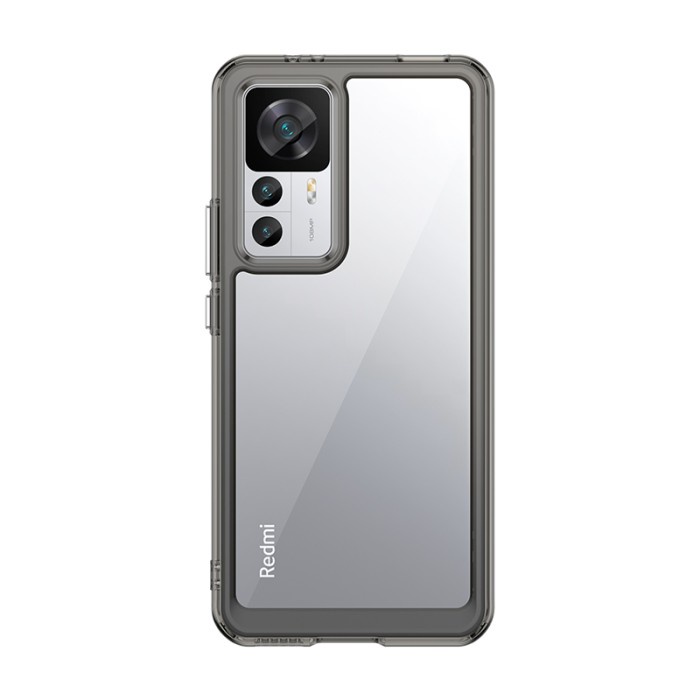 softcase xiaomi k60 Casing transparan tpu akrilik silikon protective