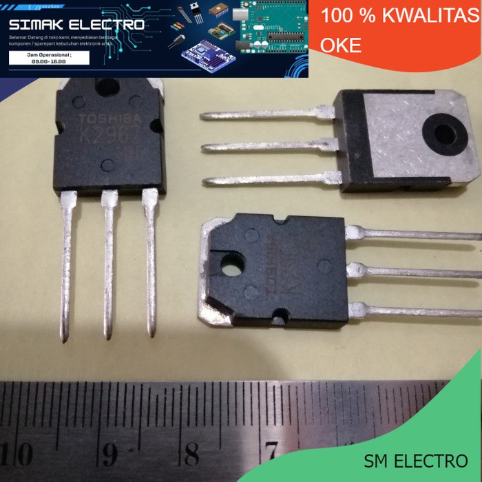 K2967 2SK2967 K 2967 TK2967 Mosfet N-Ch 30A 250V Fet Toshiba To-3p