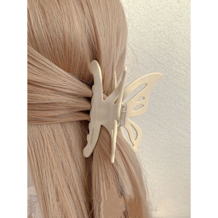 Versi Korea Asetat Manis Hairgrips 3D Butterfly/Five-Pointed Star/Heart Hairclaw Untuk Anak Perempuan Sederhana Serbaguna Aksesoris Rambut