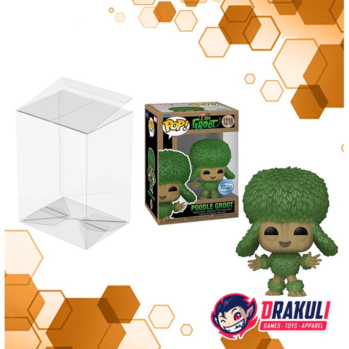 Toys Funko Pop Guardians of the Galaxy Poodle Groot - WITH PROTECTOR