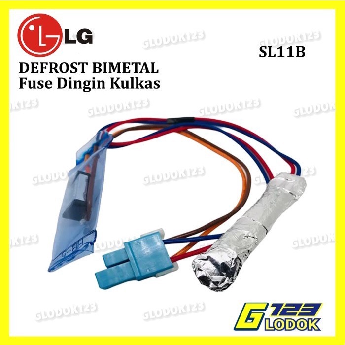 Defrost Bimetal Fuse Kulkas LG Dingin Dalam Luar 4 Kabel Terpisah