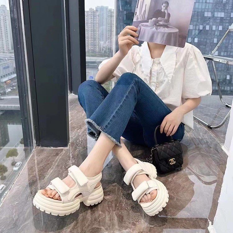 LUMMYSHOP SEPATU WANITA  HOPE  PLATFORM SANDAL PREMIUM BERKUALITAS