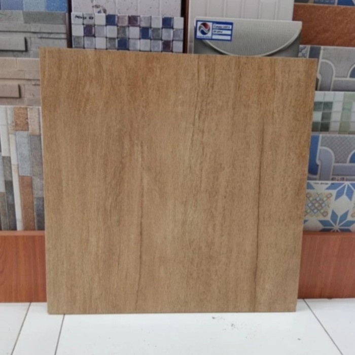 granit 60x60 motif kayu matt arna Aliza brown