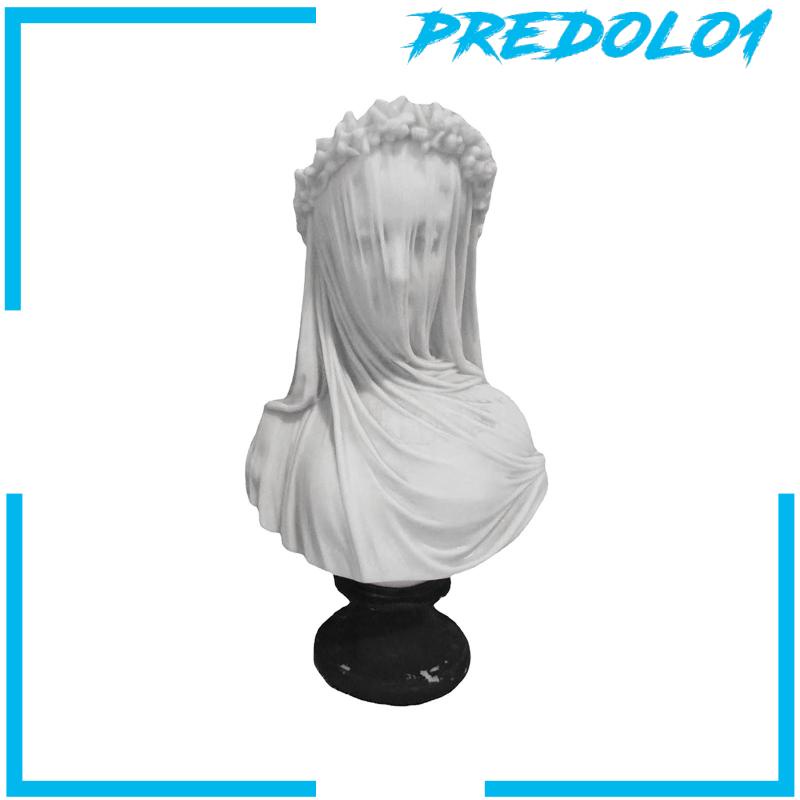 [Predolo1] Patung Lady Bust Bercadar Handmade Miniatur Modern Untuk Kantor Desktop Kamar Tidur