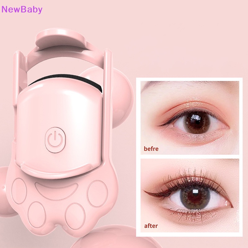 Newbaby Portable Electric Heated Eyelash Curler Comb Alat Penjepit Bulu Mata Lasg Panjang ID