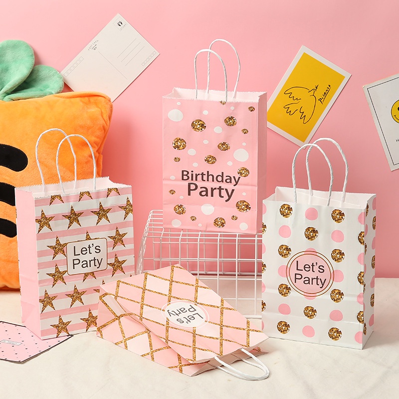 

Paper Bag/Goodie Bag/Souvenir Bag Birthday Let's Party • Cciyl.Wear •