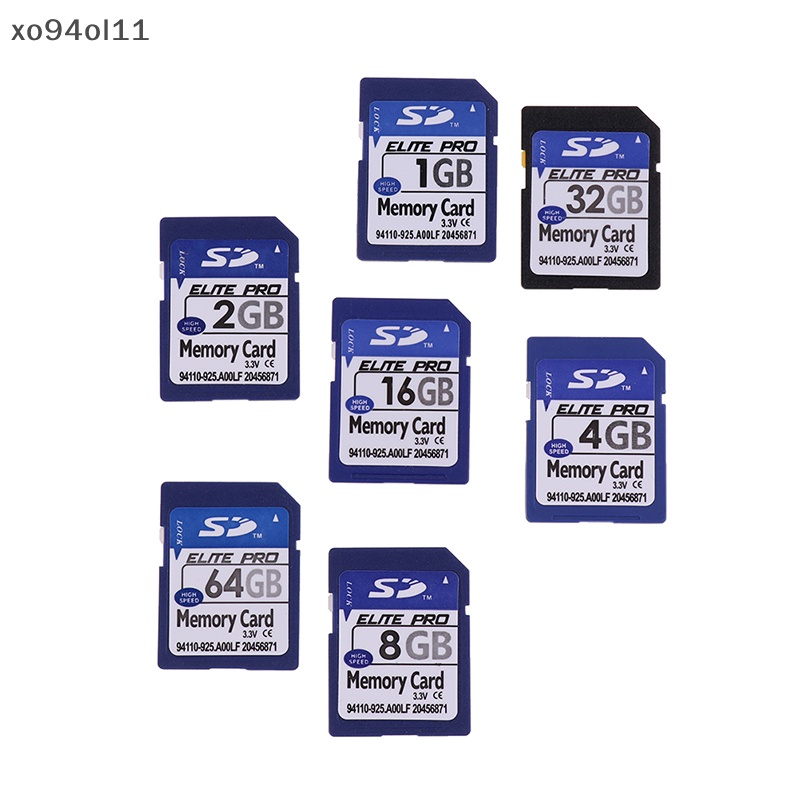 Xo SD Card 1GB 2GB 4GB 8GB 16GB 32GB 64GB Kartu Memori Flash Digital Aman OL