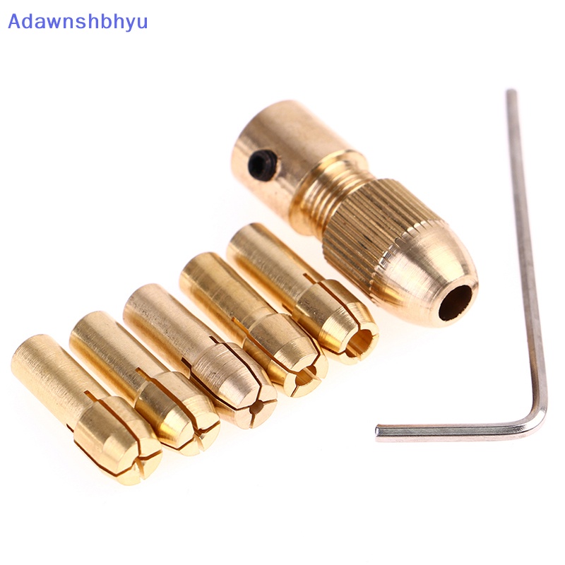 Collet Kuningan Adhyu Untuk Mini Rotary Elektrik Motor Shaft Drill Chuck Bit Alat Bor ID