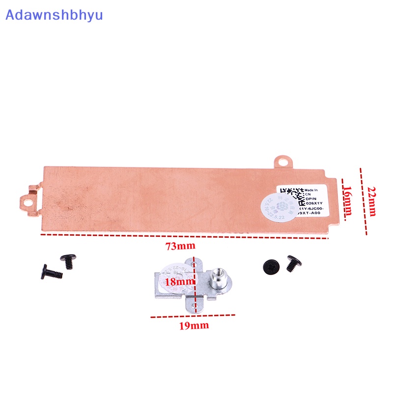 Heatsink SSD Adhyu M.2 NVME 22302280untuk Dell G15 5510 5511 5515 Laptop ID