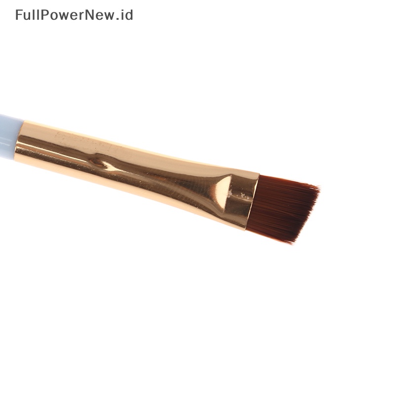 Power 1Pc Kuas Makeup Kepala Ganda Cream Puff Toothbrush Brush &amp; Brush Alis ID