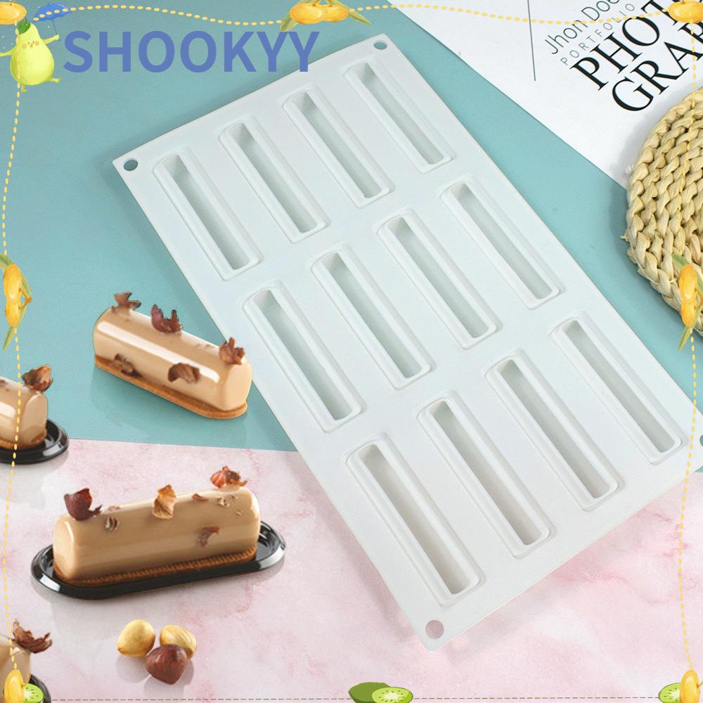 Chookyy 3D Stick Half-cylindrical Dapur Clay Alat Membuat Sabun Resin Handmade Mousse Kue Cetakan