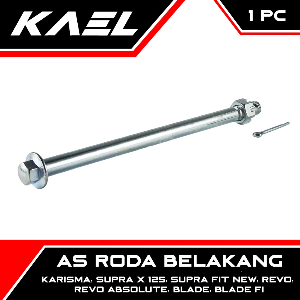 As Roda Belakang Supra X 125 &amp; Supra Fit New &amp; Karisma &amp; Revo &amp; Revo Absolute &amp; Blade &amp; Blade FI