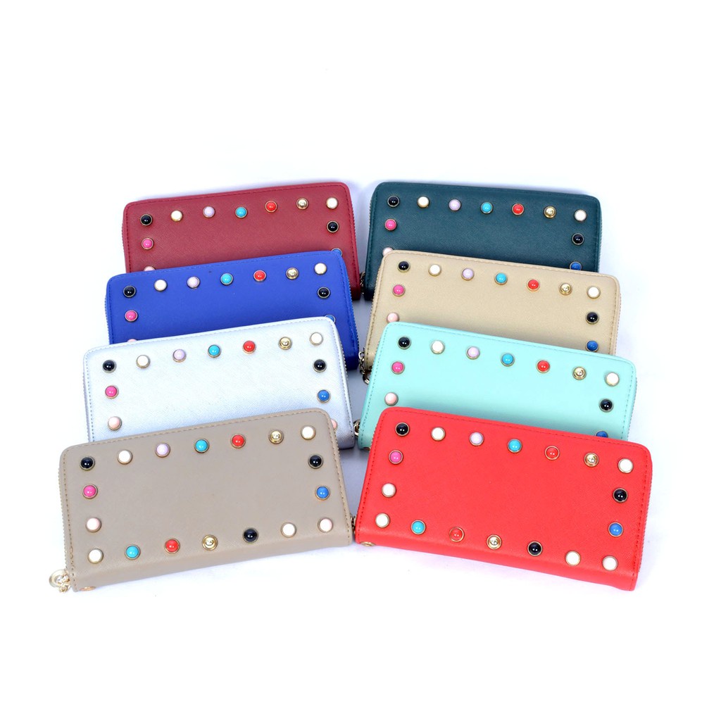 SIAP KIRIM!!! Dompet panjang wanita / Dompet multi fingsi/ dompet mutiara 1res / dompet IMPORT 1702