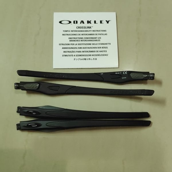 NEW  TEMPLE ARM & GAGANG FRAME OAKLEY CROSSLINK EYEWEAR - Hitam