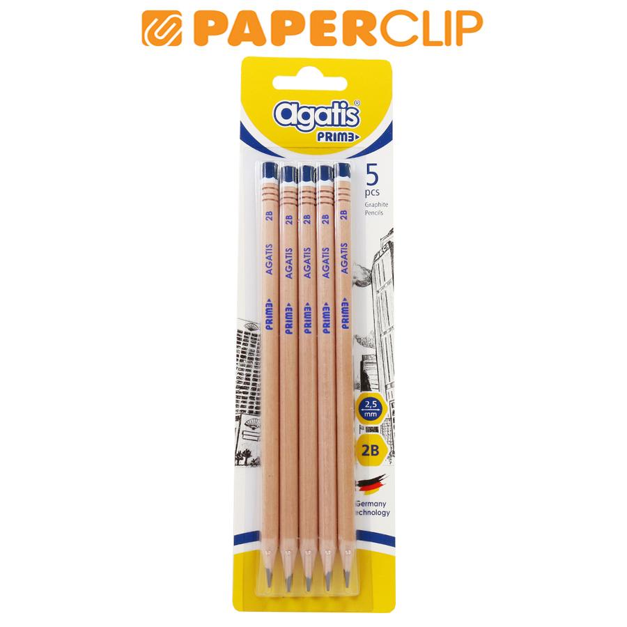 

PENSIL KAYU AGATIS PRIME 2B 5 NATURAL