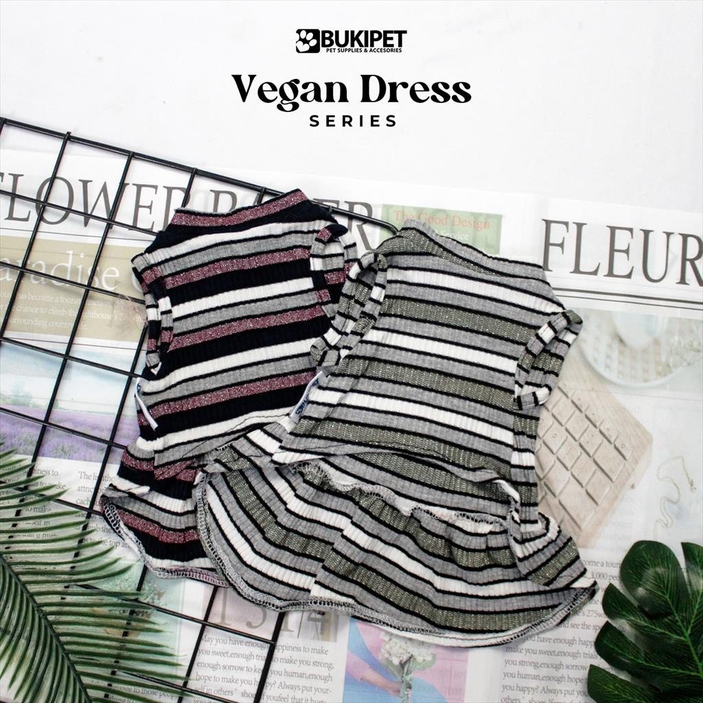 baju kucing anjing kelinci monyet lucu murah aksesoris hewan kecil - BUKIPET VEGAN DRESS