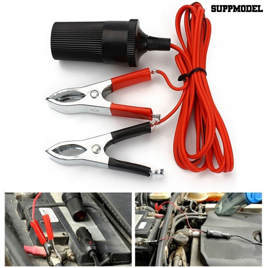 [SM]12V Konektor Starter Jump Mobil Emergency Klip Penjepit Kabel Booster