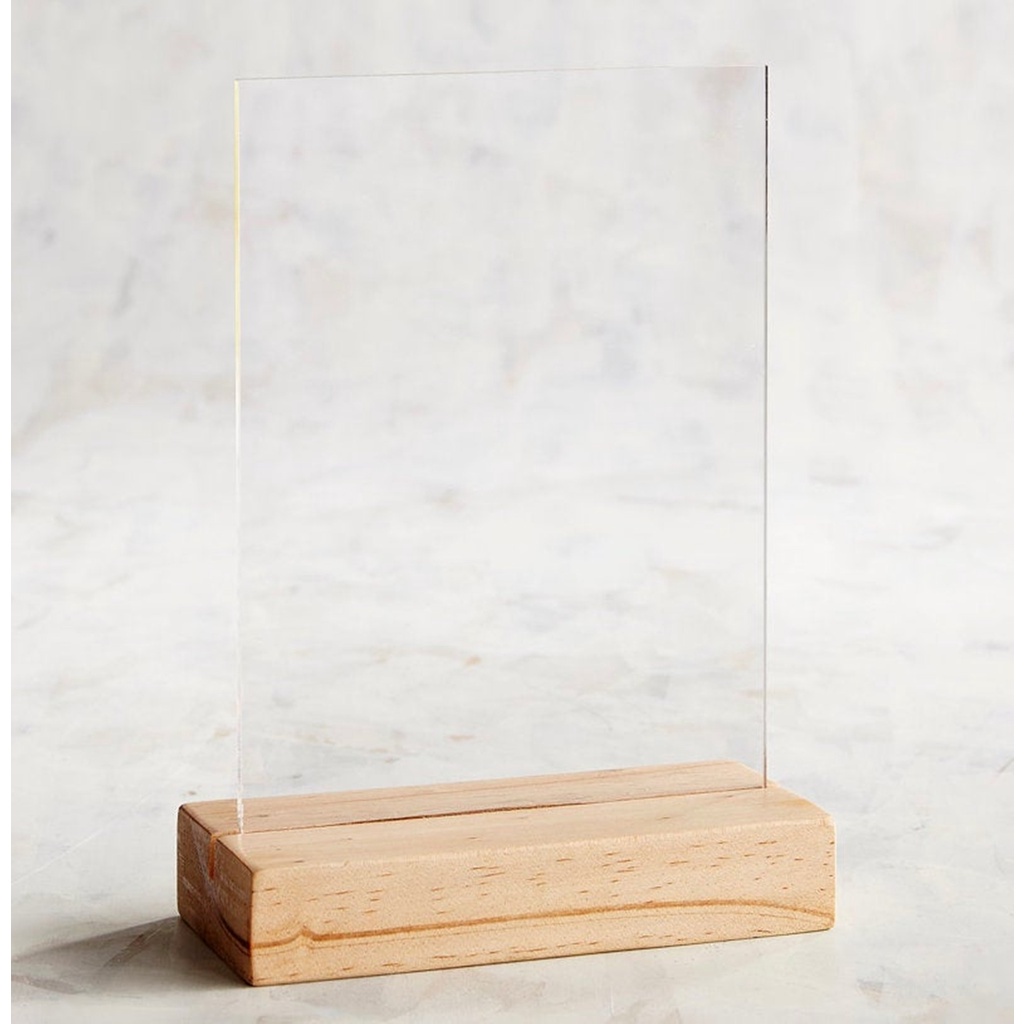 

Price Tag Holder Kayu Stand Akrilik - Beli 10 GRATIS 1