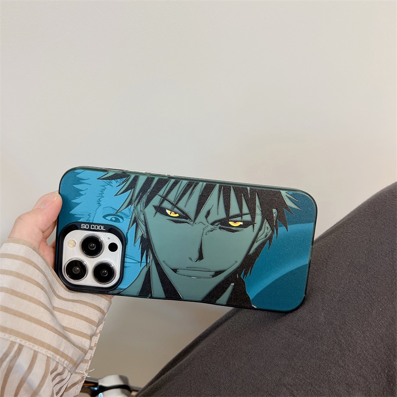 IPHONE Casing Ponsel Anime Jepang Cocok Untuk Iphone14 13 12 11 Pro Max Casing Pelindung Electroplating Modis