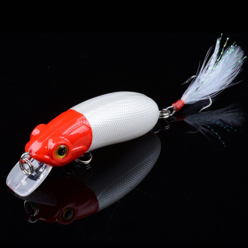 Umpan Engkol Pancing 6cm /9.8g Swimbait Crankbait Pancing Wobble Umpan Keras Untuk Bass Trout Air Tawar Dan Air Asin