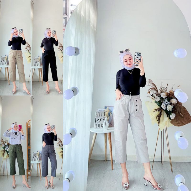 GOCHA PANTS/MERA PANTS CELANA KOREA TERHITS/HARUKA STANDAR JUMBO DAN SUPER JUMBO