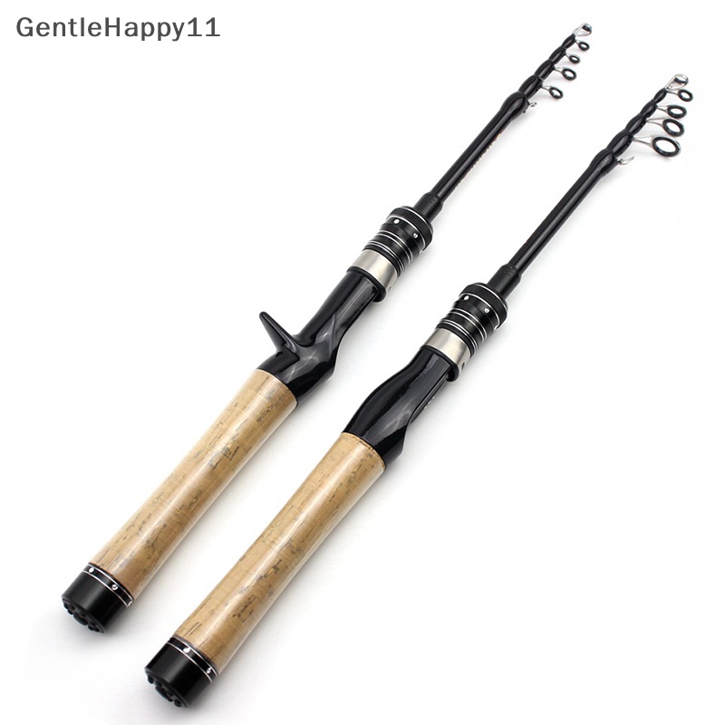 Gentlehappy Ultra light ul power Telescopic Fishing Rod Spinning Rod Lure Berat 1-5g Anak Pemula Menangkap Ikan Kecil Tiang id