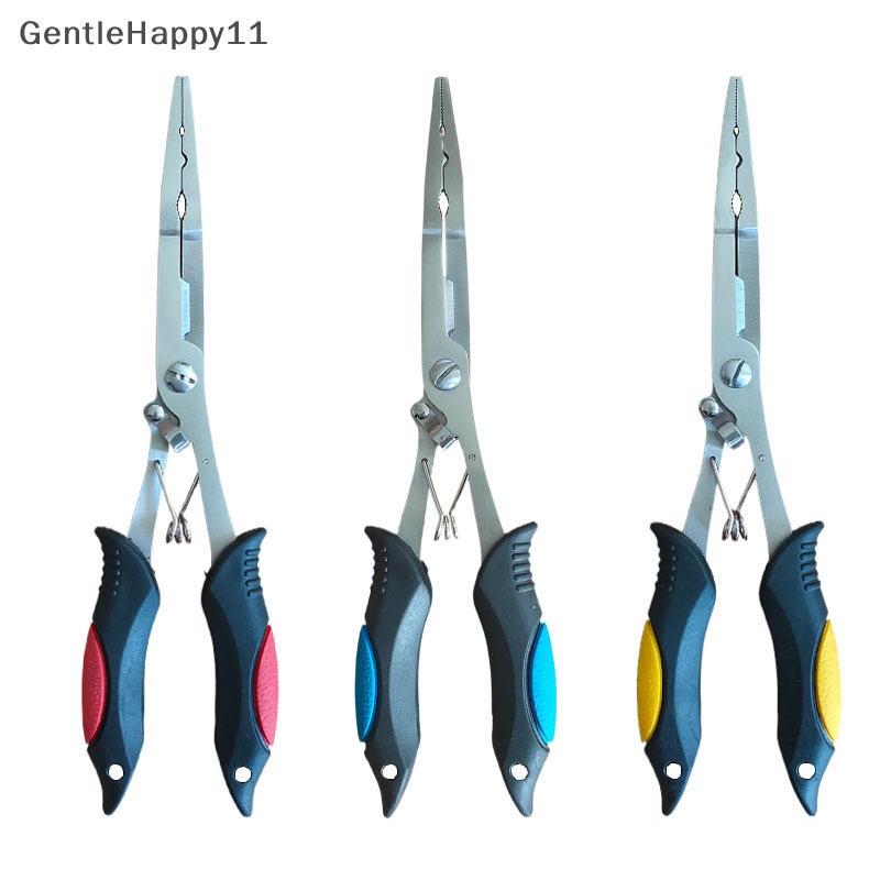 Gentlehappy Alat Pancing Aksesoris Tang Pancing Stainless Tackle Tang Mulut Panjang Ikan Penjepit Catok Knitg Lure Gunting id