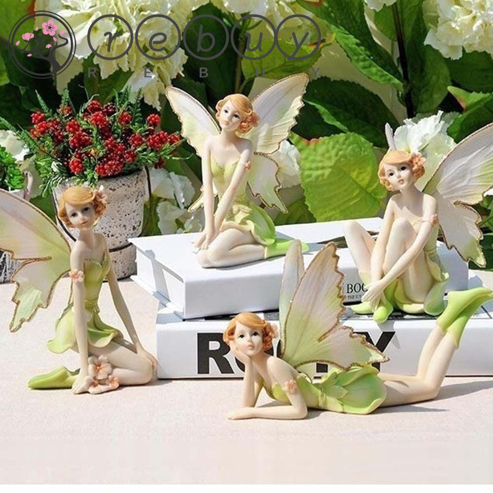 Rebuy Flower Fairy Gadis Cantik Souvenir Taman Lalat Kerajinan Tangan Peri Hiasan Rumah Miniatur