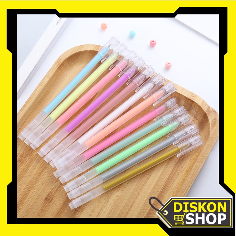 

Diskon Shop - S5803 Pulpen Gel Warna / 1 Pcs Pena Gel Warna Warni / Pena Pulpen Gel / Pena Siswa Stabilo / Pena Stabilo Alat Tulis Siswa