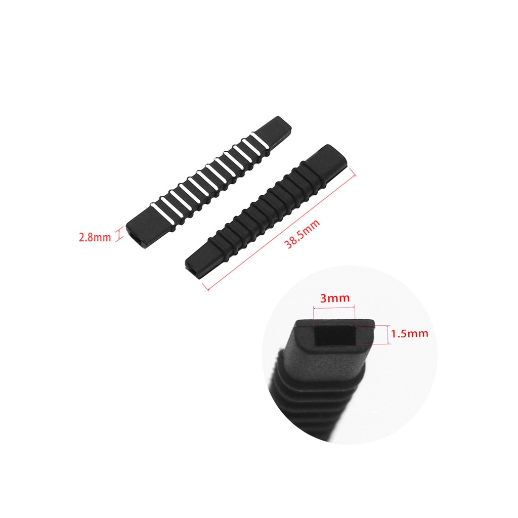 1pasang Kacamata Anti-slip Lengan Silikon Penutup Kaki Anti-Aus Dan Anti-drop Kacamata Temple Tip Holder