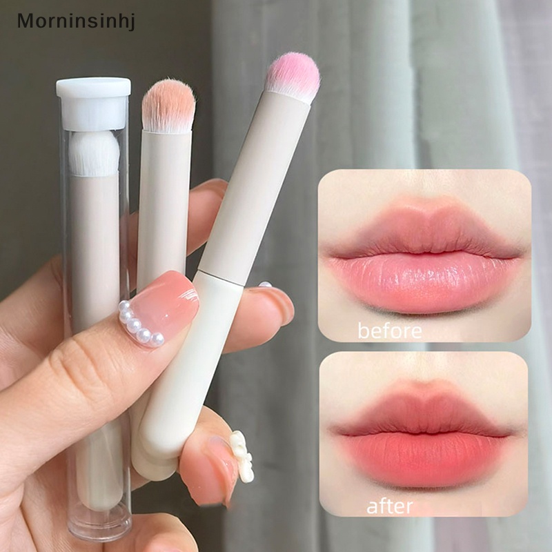 Mornin Sikat Bibir Kepala Bulat Concealer Brush Mini Matte Lip Smudge Makeup Brushes id