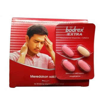 [BOX] BODREX MERAH EXTRA MIGRA FLU BATUK SAKIT KEPALA DEMAM NYERI OTOT