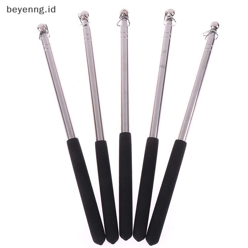 Beyen Professional touch 1meter Kepala Tiang Bendera Teleskopik stainless professor pointer ID