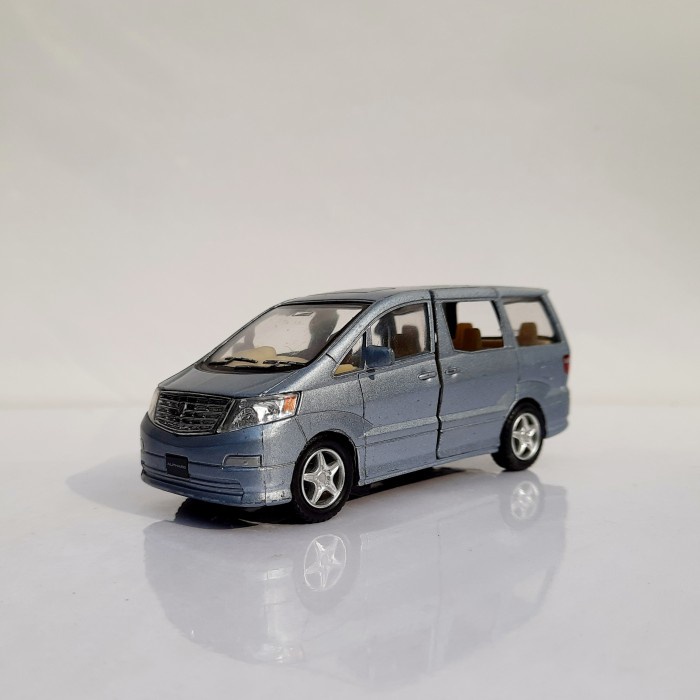 Diecast Kinsmart Toyota Alphard MPV 1:38 Loose A Miniatur Mainan Pajangan