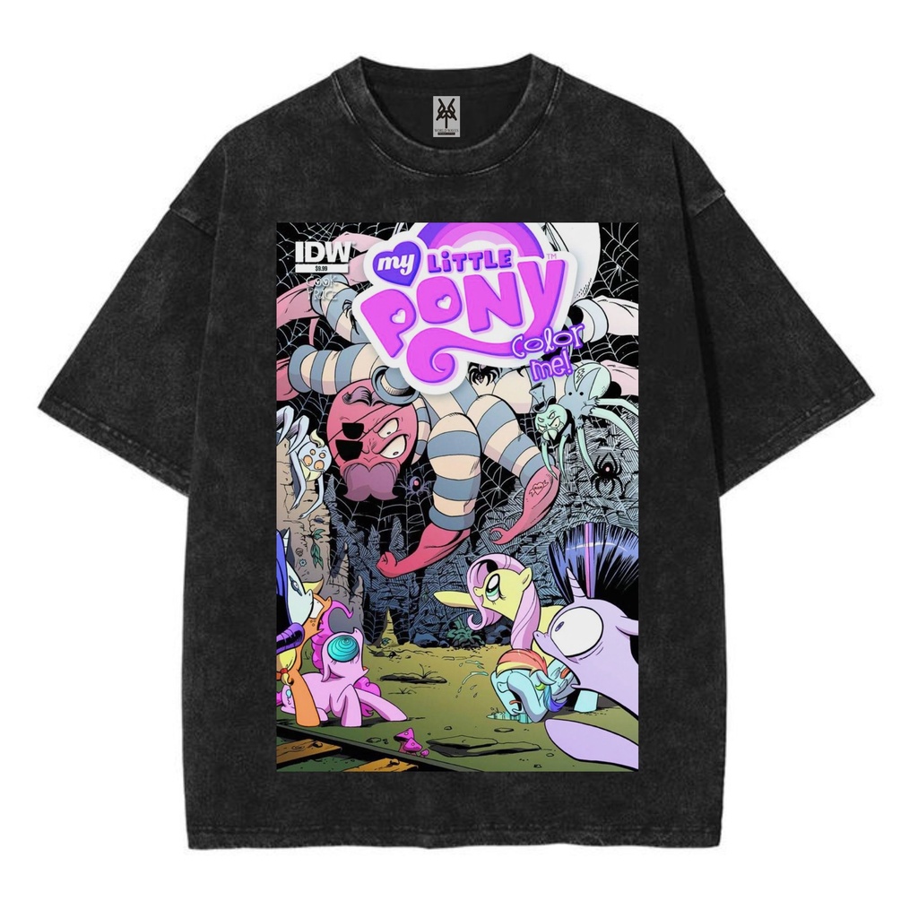 Kaos oversize my little pony color me washed washing vintage tee