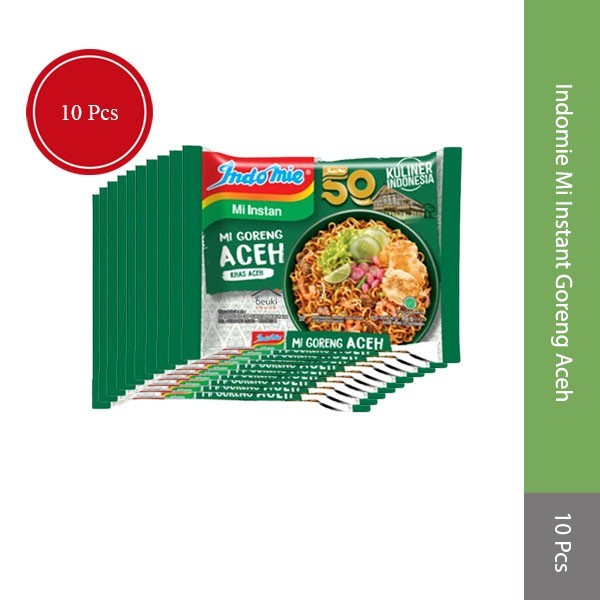 

Indomie Mie Instant Goreng Aceh - 10Pcs