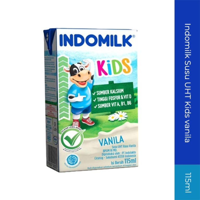 

Indomilk Susu Cair Uht Kids Vanila 115Ml