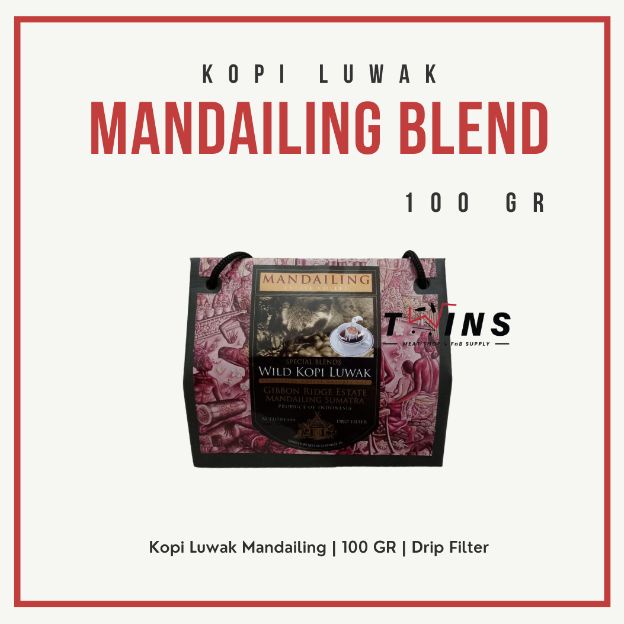 

KOPI LUWAK MANDAILING BLEND DRIP FILTER 8 CUPS
