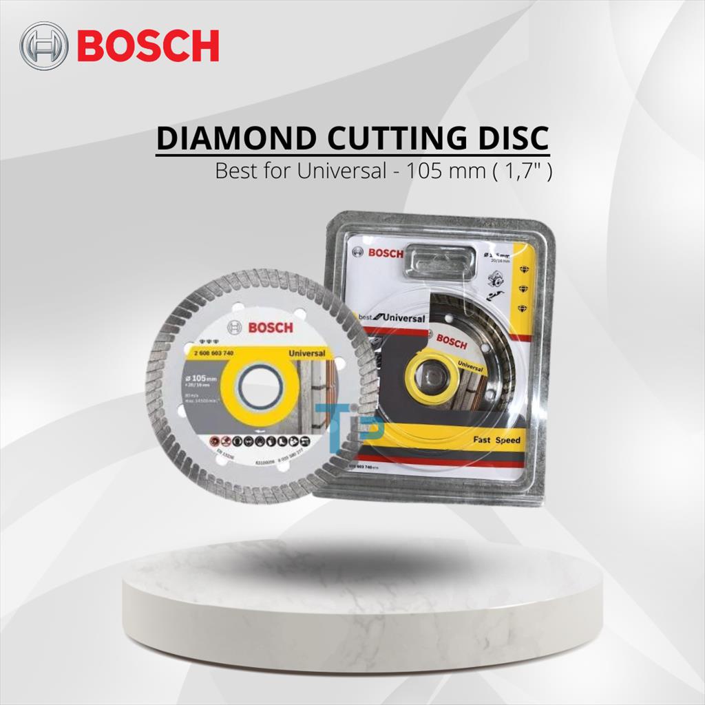 BOSCH DIAMOND CUTTING DISC BEST FOR UNIVERSAL TURBO - 105 mm