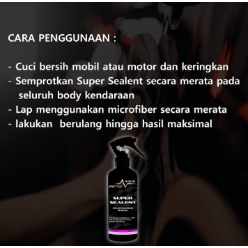 SPRAY SUPER SEALENT NANO CERAMIC COATING WAX PROTECTION PENGKILAP BODY MOTOR MOBIL (BISA COD) INF