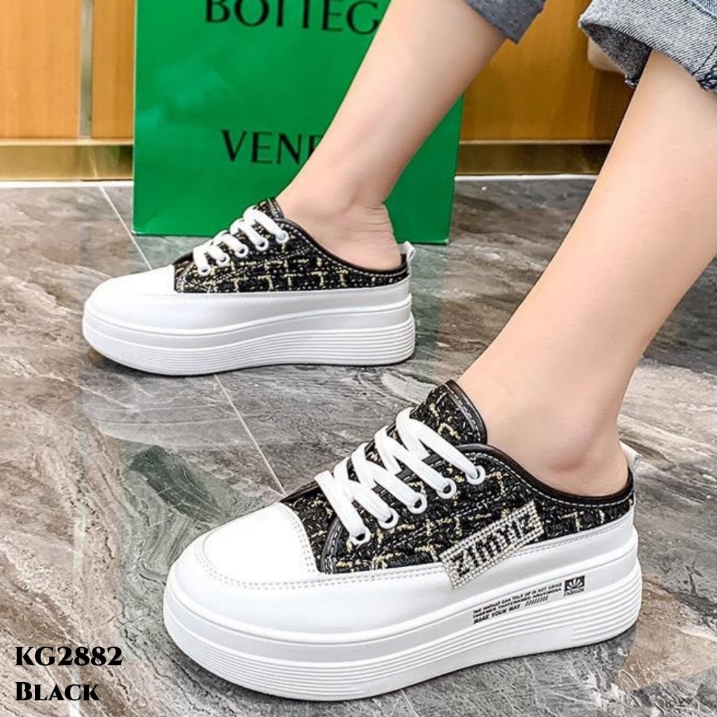 PRF Sneakers Wedges Slop Import Fashion Korea KG2882