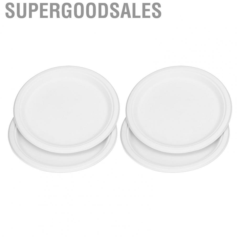 Supergoodsales Disposable Oval Paper Plates Freezerable for  Truck