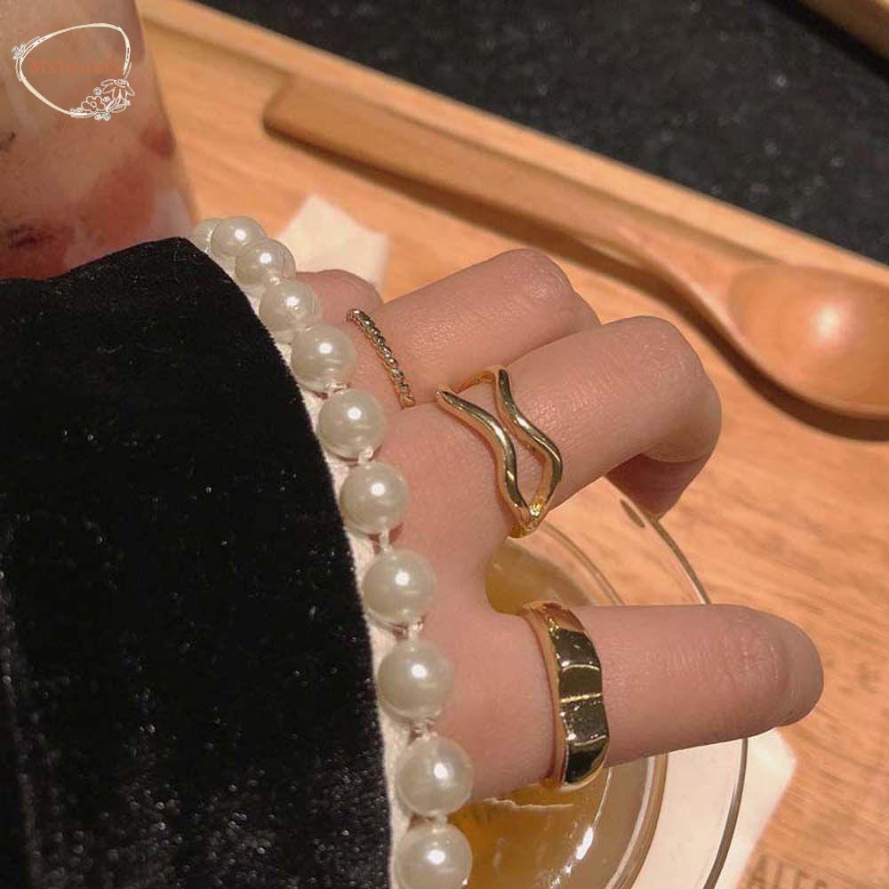 MXBEAUTY Wanita Jari Cincin Pesona Fashion Perhiasan Jari Retro Rings Gadis Lady Jari Telunjuk Rings