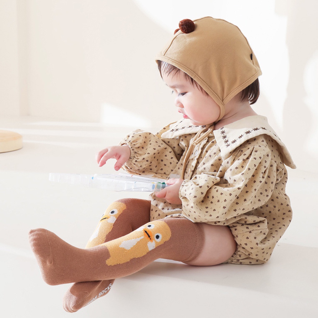 ☛TK☚ Kaos Kaki Panjang Karakter Hewan Kaus Kaki Anak Bayi Motif Unik Baby Animal Socks Kids Import KK083