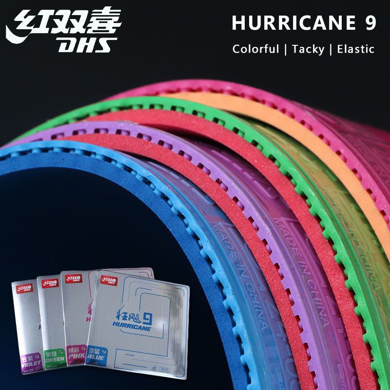 Karet Rubber DHS HURRICANE 9 Colorful ORIGINAL