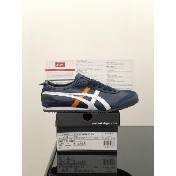 Sepatu 0nitsuka Tiger Mexico 66 Navy White Orange