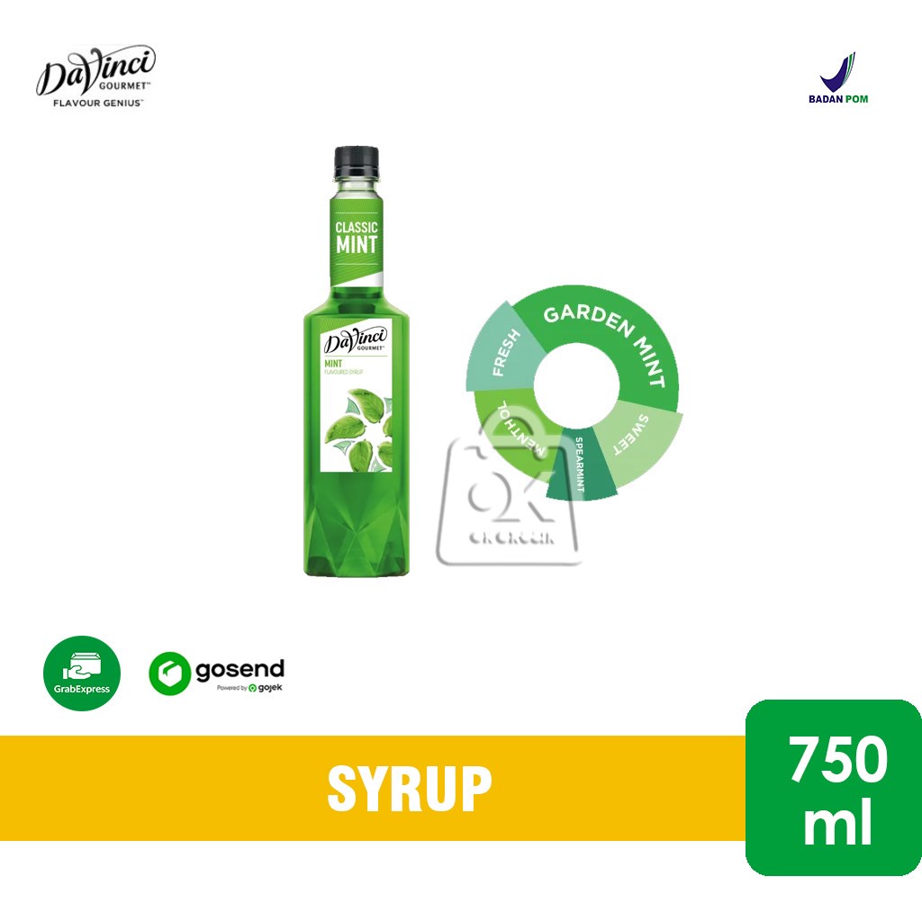 

Davinci Syrup Rasa Mint 750ml (KHUSUS INSTANT)