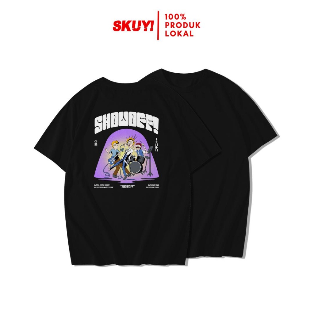 Skuy Kaos Dewasa Hitam Unisex | SKUY SHOWOFF SKY211